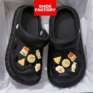 Thick Sole Women Non Slip Comfort Clogs Mules For Ladies Size 36-41 Sandal Tebal Viral Wanita From Shoe Factory Malaysia