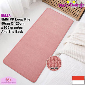 Tren-D-rugs Keset kaki polos alas lantai dapur panjang kamar tidur anti slip 50 cm x 120 cm - NMs
