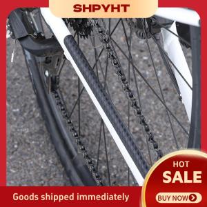 SHPYHT✨ 1 Set Chain Care Guard Cover Bicycle Chain Protector Black Cycling Frame Chain Stay Posted Protector Bike Accessories