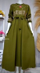 Gamis Shakila Bordir Terbaru & Model Terkini Termurah