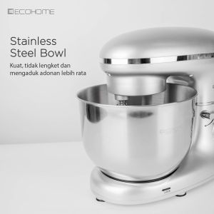 Ecohome Stand Mixer Mixser Roti Pengaduk Adonan Kapasitas Besar 6.5L