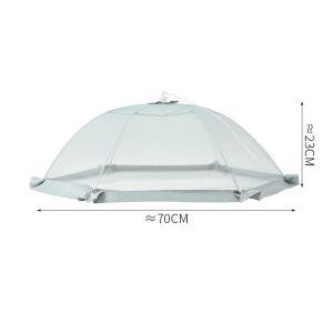 ERMENLED Foldable Dining Table Cover Mosquito-Proof Mesh Kitchen Food Cover Durble Insect-Proof Food Umbrella Kitchen