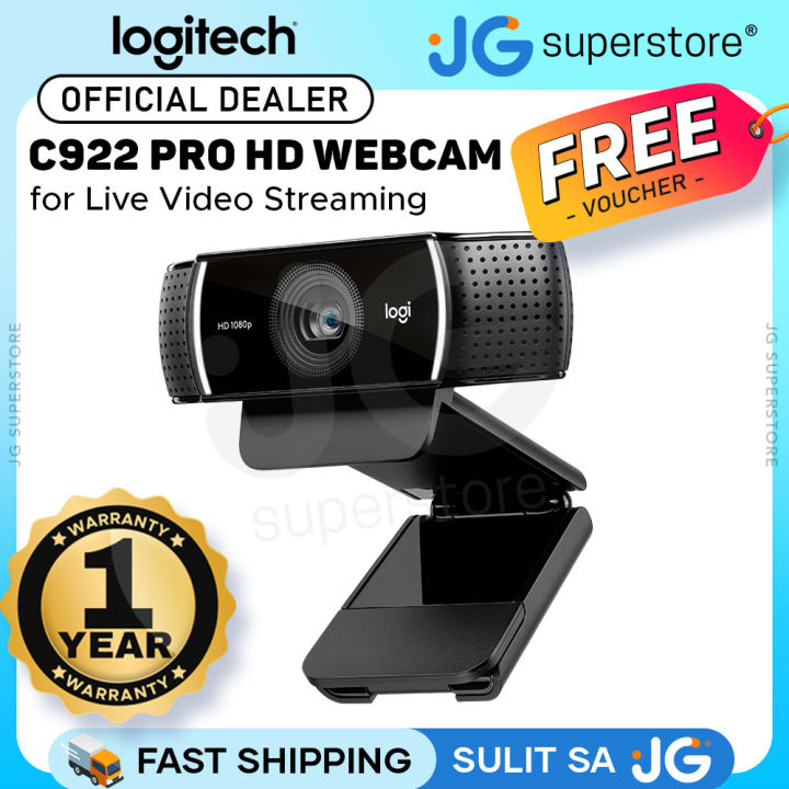 C922 Pro Stream Webcam 1080p Web Camera Logitech C922