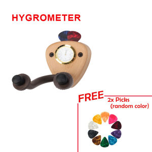 Guitar Wall Hanger With HYGROMETER | Electric Acoustic Bass Ukulele Gitar Akustik Elektrik Ukelele