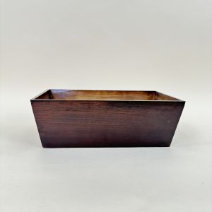 กล่องไม้ใส่ของอเนกประสงค์ กระถางไม้ทรงสี่เหลี่ยมคางหมู