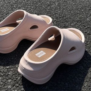 Free Shipping WomenS Thick-Soled Height-Increasing Slippers New Summer Style High-Heeled Non-Slip For Indoor And Outdoor Wear EVA Sandals