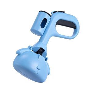 LZHDP MALL Chống rò rỉ Dụng cụ xúc phân chó Tay cầm chống trượt Di động Dụng cụ xử lý chất thải của thú cưng Vệ sinh Mỏ kìm có dung tích lớn Người nhặt phân chó Đi bộ ngoài trời