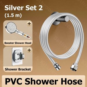 PVC Shower Hose 1.5m Anti-Burst Flexible Tube for Bathroom Water Heater