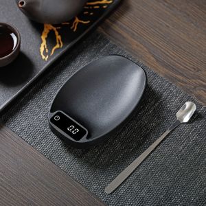 KECTTIO Tortoise Shell Pattern Electronic Tea Scale Long-lasting Battery Life Touchscreen Coffee Scale Tea Weighing Tool 0.1 Gram Accuracy Digital Scale Restaurant