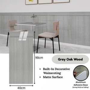 Modern 3D Wood Foam Wallpaper Wood Foam Wallpaper Dinding Wood Wall Ceiling Bedroom Decor Pelekat