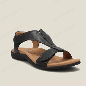 Lonice Store Womens Flat Beach Sandals with Arch Support and Massage Function