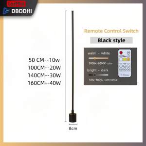 DBODHI Mall | Floor Lamp LED Corner Lamp Aesthetic Vertical Living Room Bedroom Lamp Ambient 3 Color Temperature Adjustment Timed Auto-Off 180° Wide-Area Illumination Eye-Caring
