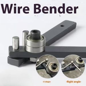 Manual Wire Bending Tool 0-180° Adjustable Steel Wire Bender Metal Rod Bending Machine for Craft Jew