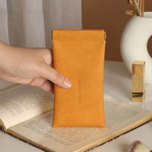 YOCKY Cho Phụ Nữ Người Đàn Ông Xách tay Không thấm nước Mắt Kính Chủ Thư Đơn giản Kính mát Lưu Trữ Túi PU Da Kính Trường Hợp Ví Đồng Xu nhỏ Mỹ phẩm Túi