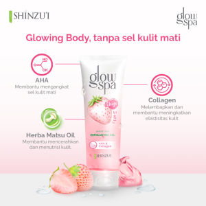 Shinzui Glow Spa Exfoliating Gel 260ML | 130ML ICHIGO | HONEY | CICA