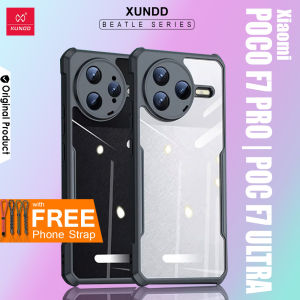 Xundd [Original] Beatle Clear Hybrid Shock Proof Armor Case for Xiaomi Poco F7 Pro / Poco F7 Ultra