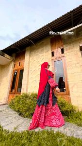 Orchid 101 Batik Amoeba: Ukuran 110 LD 143 cm & Bahan Ceruty Mix Zara