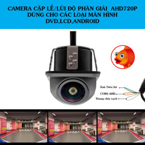 Camera Lề AHD 720P Khoan Gương Dùng Cho Màn Hình AndroidDVDLCD