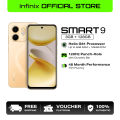 Infinix Smart 9, 128GB+6GB（3GB+3GB) MTK G81, 120Hz Display, (1 year local warranty). 