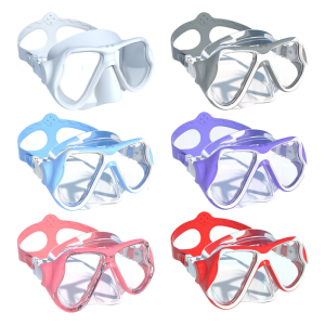 Professional Swim Goggles with Nose Covers for Women Men Fog Resistant Wide View Snorkeling Goggles for Adult Teens