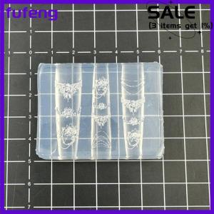 fufeng French Lace Chain Flowers 3D Acrylic Mold Swan Nail Art Decorations DIY Silicone Decorated Nail Art Templates Nails Mold Tool