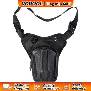 【Fast delivery】 Outdoor Cycling Waist Bag Hard Shell Waterproof for Motorbike Riding with Reflective Strips and Durable Design
