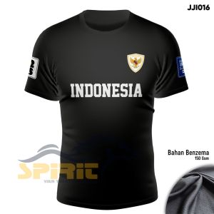 JERSI TIMNAS INDONESIA TERBARU BAHAN DER FIT BINTIK SABLON DIGITAL DTF KAOS BOLAH INDONESIA