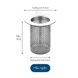 Lưới Lọc Rác Inox Lọc Rác Nhà Tắm Chống Tắc Nghẽn Không Gỉ - HÀNG CÓ SẴN