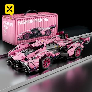 1:14 Building Blocks Racing Car Bricks Toys Kid Adult Gift DIY Educational Toys Big Size Model