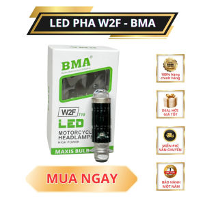 [Hàng Chuẩn BMA] Đèn Pha Bi Cầu W2F 30W Chân Bóng M5 Cos Trắng Pha Vàng Lắp Dream Wave Nhỏ Fu1..
