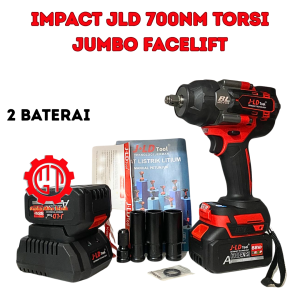 Impact JLD 700NM Jumbo Facelift Torsi Besar Upgrade High Torque Brushless Variable 3 Speeds 2 baterai