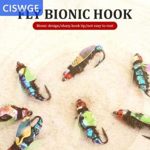 [COD] CISWGE Mồi bay luya móc bay ruồi đậu xanh miệng ngựa cá rô phi sọc trắng cá nước ngọt săn mồi câu cá mồi giả