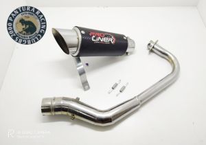 Knalpot Proliner Karbon Beat Fi Beat Karbon Universal Vario 110 Scoopy crome