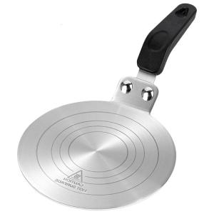 Stainless Steel Induction Adapter Plate Nonslip Heating Plate for Mocha Pots Multifuntional Compatibility with Cooktops