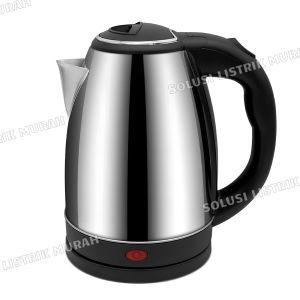 INFICO Teko Kettle Electrik Pemanas Air Otomatis Kapasitas 1.8 Liter Tutup Stainless Super Cepat Hemat Listrik 400 Watt LOW WATT
