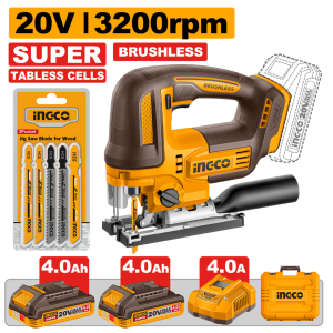 INGCO 20V CORDLESS JIGSAW | BRUSHLESS MOTOR | CJSLI13562 CJSLI1356