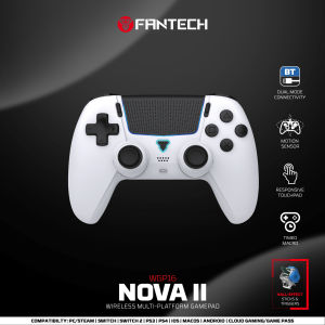Fantech NOVA II WGP16 Wireless Bluetooth Gamepad Controller with Hall Effect for PS4 PC Android