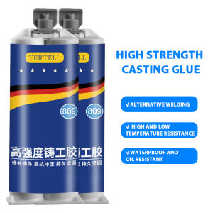 Everwarm New Packaging 100G Steel Metal Epoxy Glue Paste AB Adhesive for Welding Replacement Casting Agent Castor Glue