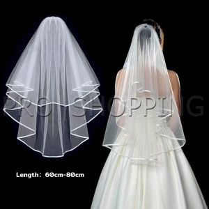 Pro ผ้าคลุมเจ้าสาว งานแต่งงาน ปาร์ตี้สละโสด ชุดธีมเจ้าสาว bridal veil