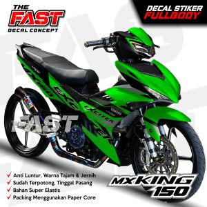 TERBARU decal stiker mx king 150 new exciter fullbody sticker mx king exciter variasi mx king striping variasi fullblok yamaha MX KING fullbody Exciter