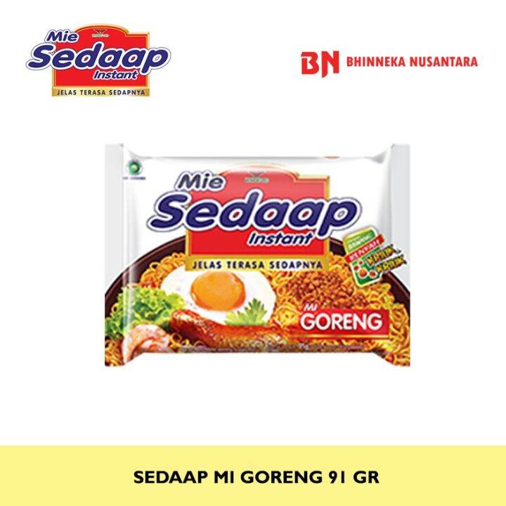 Sedaap Mie Instant Goreng Gram Lazada Indonesia