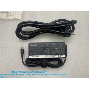 ️[Sạc zin] Sạc laptop lenovo Thinkpad X1 Yoga 4th Gen (Type 20SA 20SB) - 20SA 20SB  20V - 3.25A - 65W Chân type C