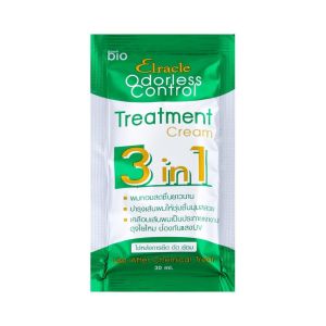 Green Bio Hair Treatment Cream Sachet 30ml (Keratin Repair Hair Mask for Dry Damaged & Chemically Treated Hair)