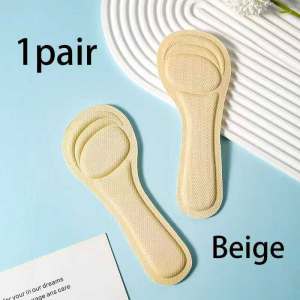 BECORATE 1Pair Self-Adhesive Sandals Insoles Sweat-Absorbent High-Heel Shoes Non-Slip Stickers Soft Shoe Pads for Comfortable Footwear - Bedroom