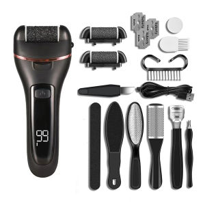 Electric Callus Remover Professional Foot File Grinder Pedicure Machine Rechargeable Heel Cracked Dead Skin Scrubber 3 Heads2026