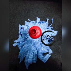 {Ready Stock} Absorbent Floor Mop Round Non-Woven Mop 思佳吸水地拖头圆无纺布拖头