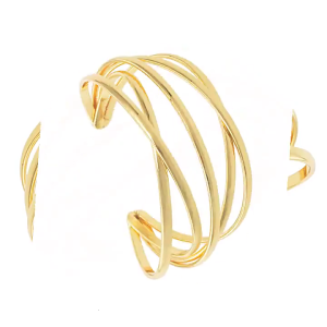 Thời Trang Hollow Bangles Không Thường Xuyên Cuff Hình Học Vòng Đeo Tay vân kim loại trang sức đeo cổ tay Cho Các Bên Và mặc hàng ngày