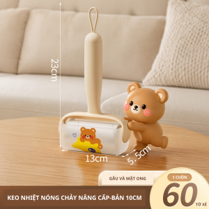 Con lăn bụi quần áo ga giường sofa loại bỏ lông mèo bản mới bám dính cao có nắp NC84