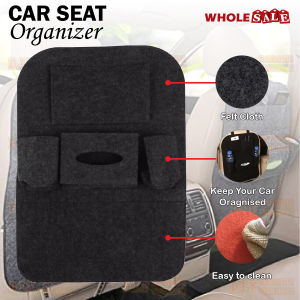 Universal Car Seat Back Multi-Pocket Interior Accessories Storage Organizer / Beg Simpanan Tempat Duduk