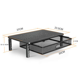 ขาตั้งจอคอม นำลิ้นชักมา ความสูง 3 ระดับ 10-12-14ซม เหมาะสำหรับจอคอมพิวเตอร์ เครื่องพิมพ์ โทรทัศน์ และโฮสต์